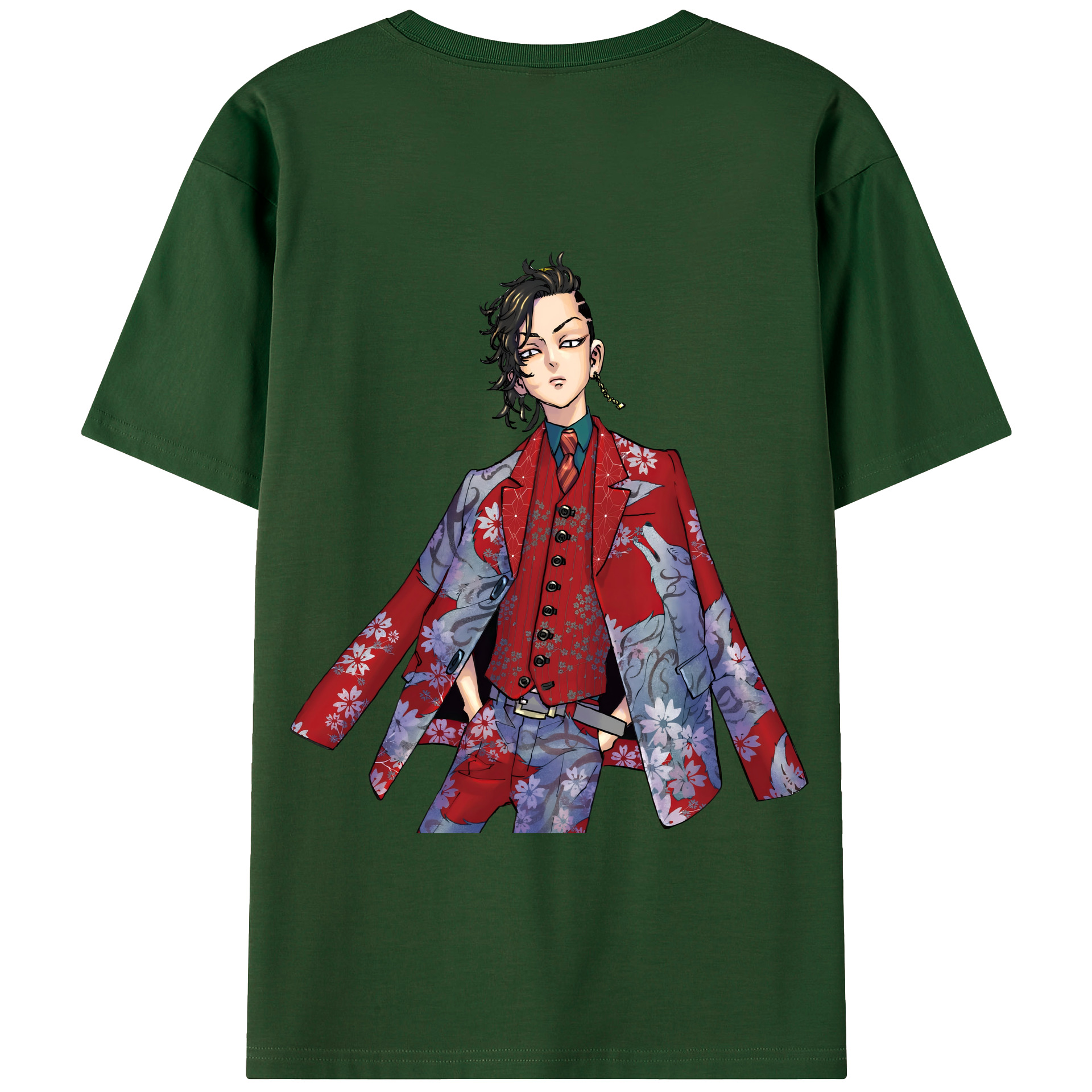 （画像用） 東京リベンジャーズ Tokyo Revengers 綿100％半袖Tシャツ（背面プリント）